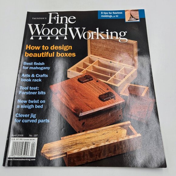 Tauton’s Fine Woodworking Magazine Lot February April June August October Decemb - Picture 10 of 14